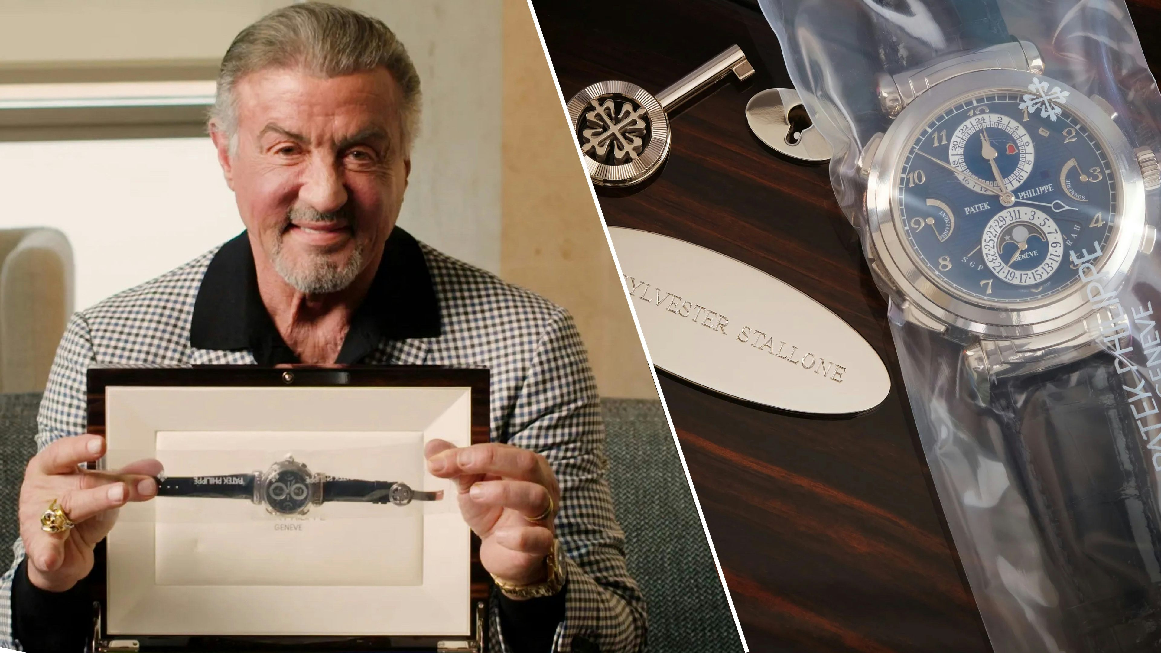 sylvester stallone patek philippe auction